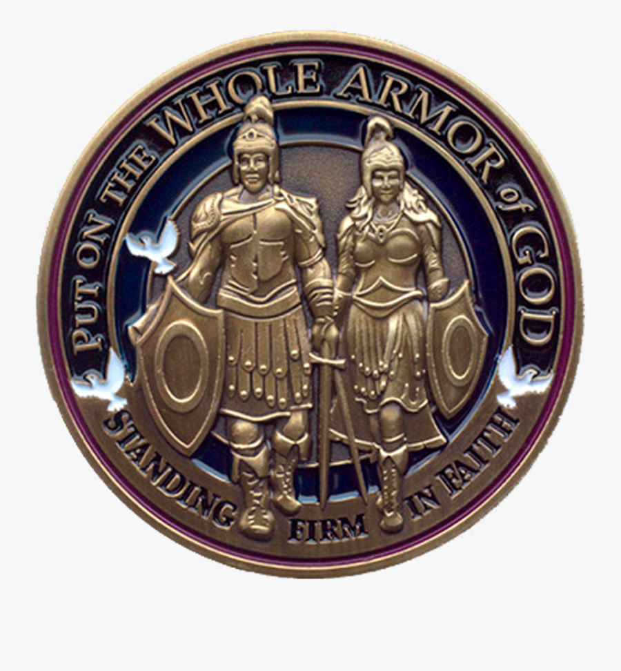 Armor Of God Challenge Coin, Transparent Clipart