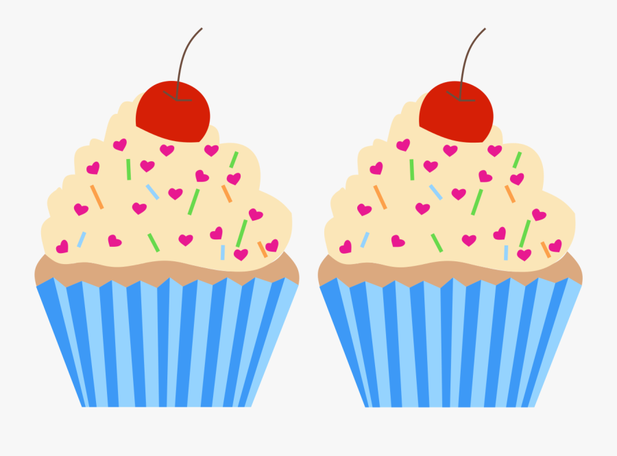 Logic Problem On Multiple People - Two Cupcakes Clipart, Transparent Clipart
