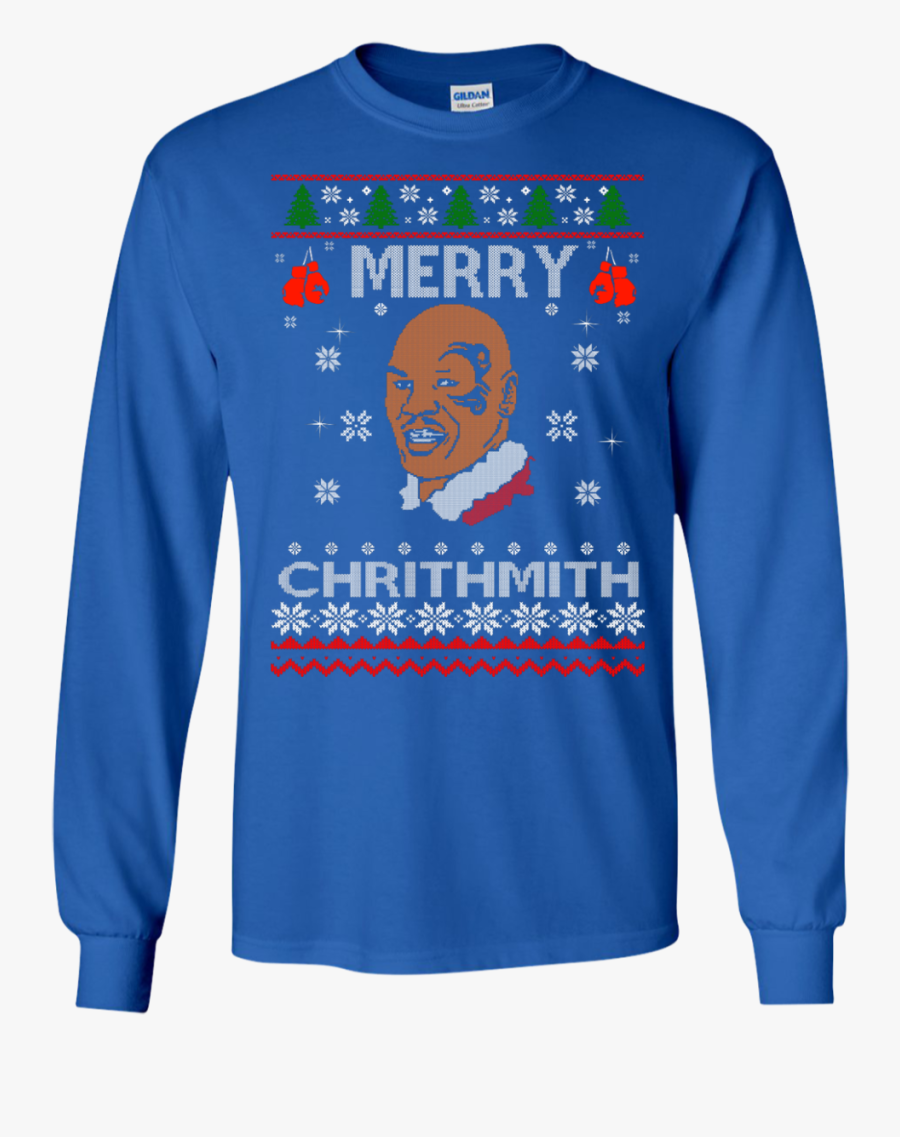 Image 558px Merry Chrithmith Mike Tyson Ugly Christmas, Transparent Clipart