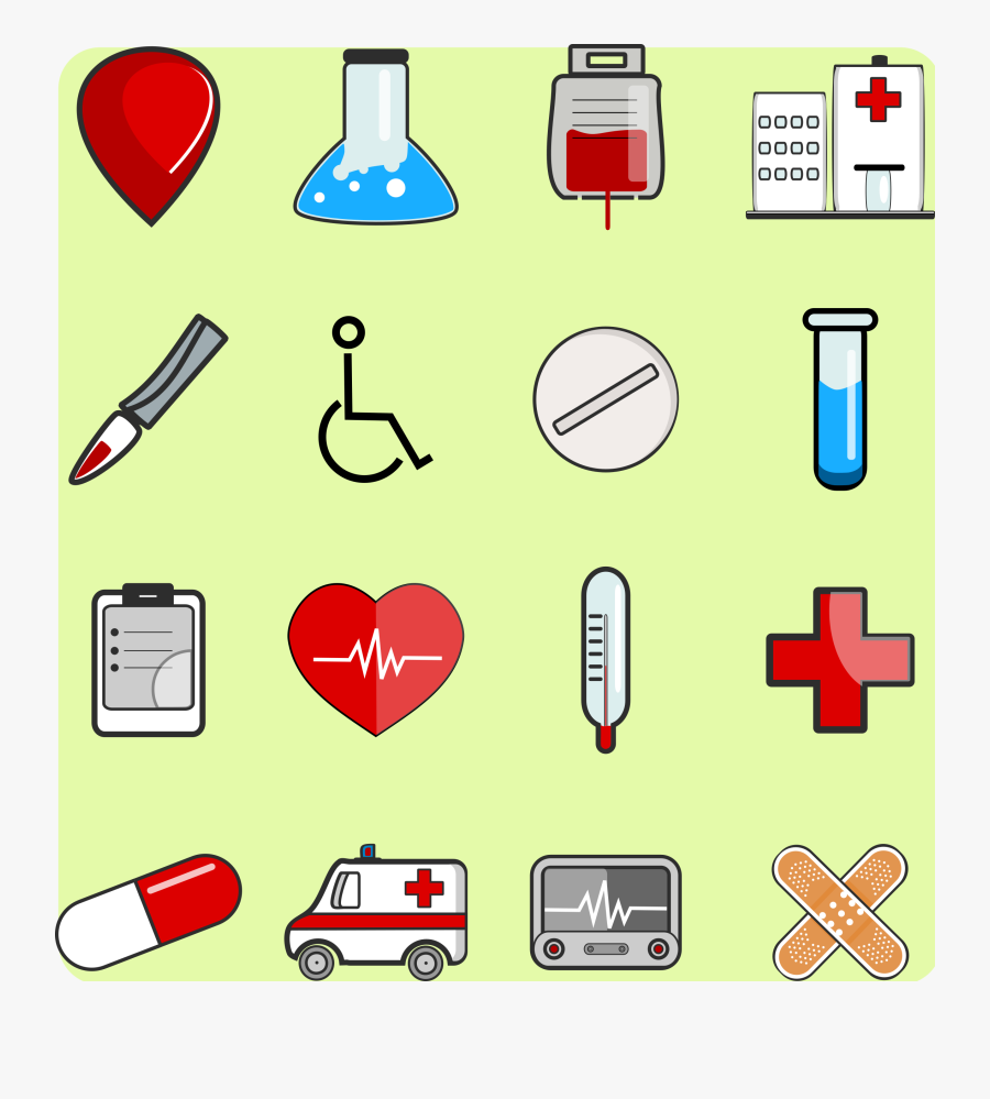 Medical Icons Package - Medicine Clip Art, Transparent Clipart