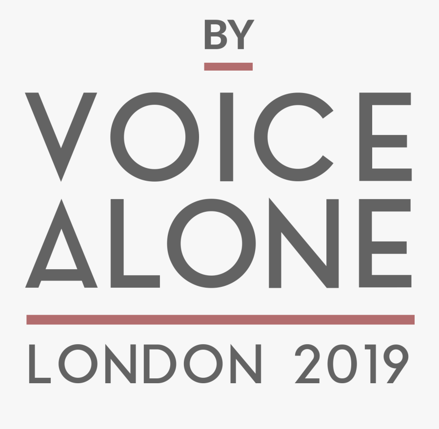 By Voice Alone Parallel- - Signage, Transparent Clipart