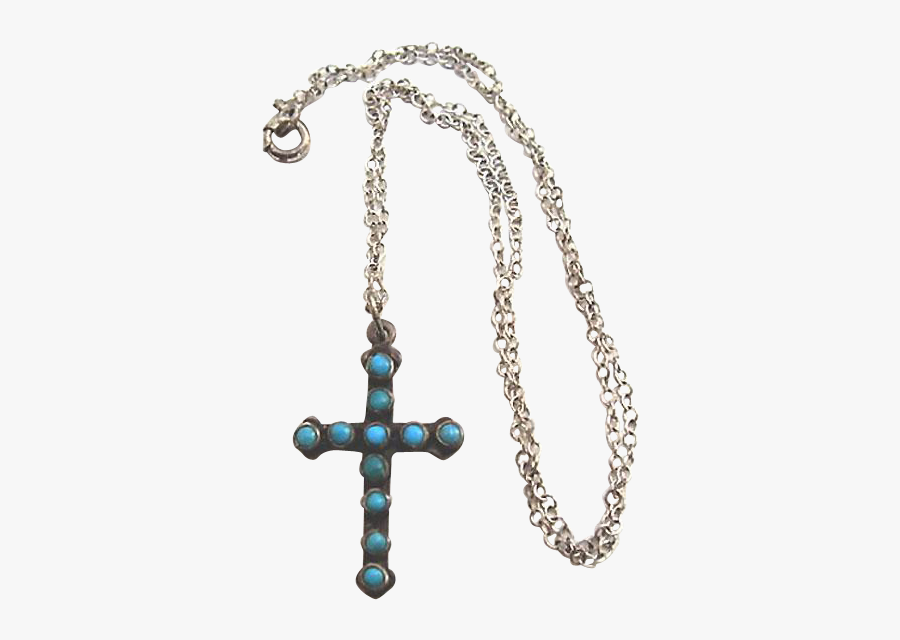 Turquoise Clipart Turquoise Cross - Chain, Transparent Clipart