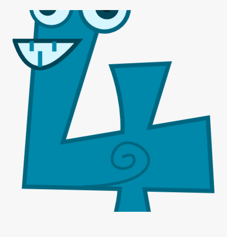 Number 4 Clipart Animal Number Four Clip Art At Clker - Number 4 Clipart, Transparent Clipart