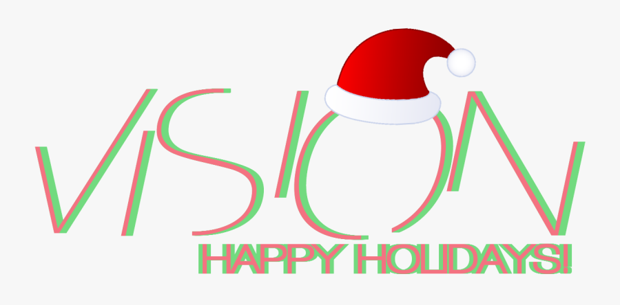 Vision Christmas Logo, Transparent Clipart