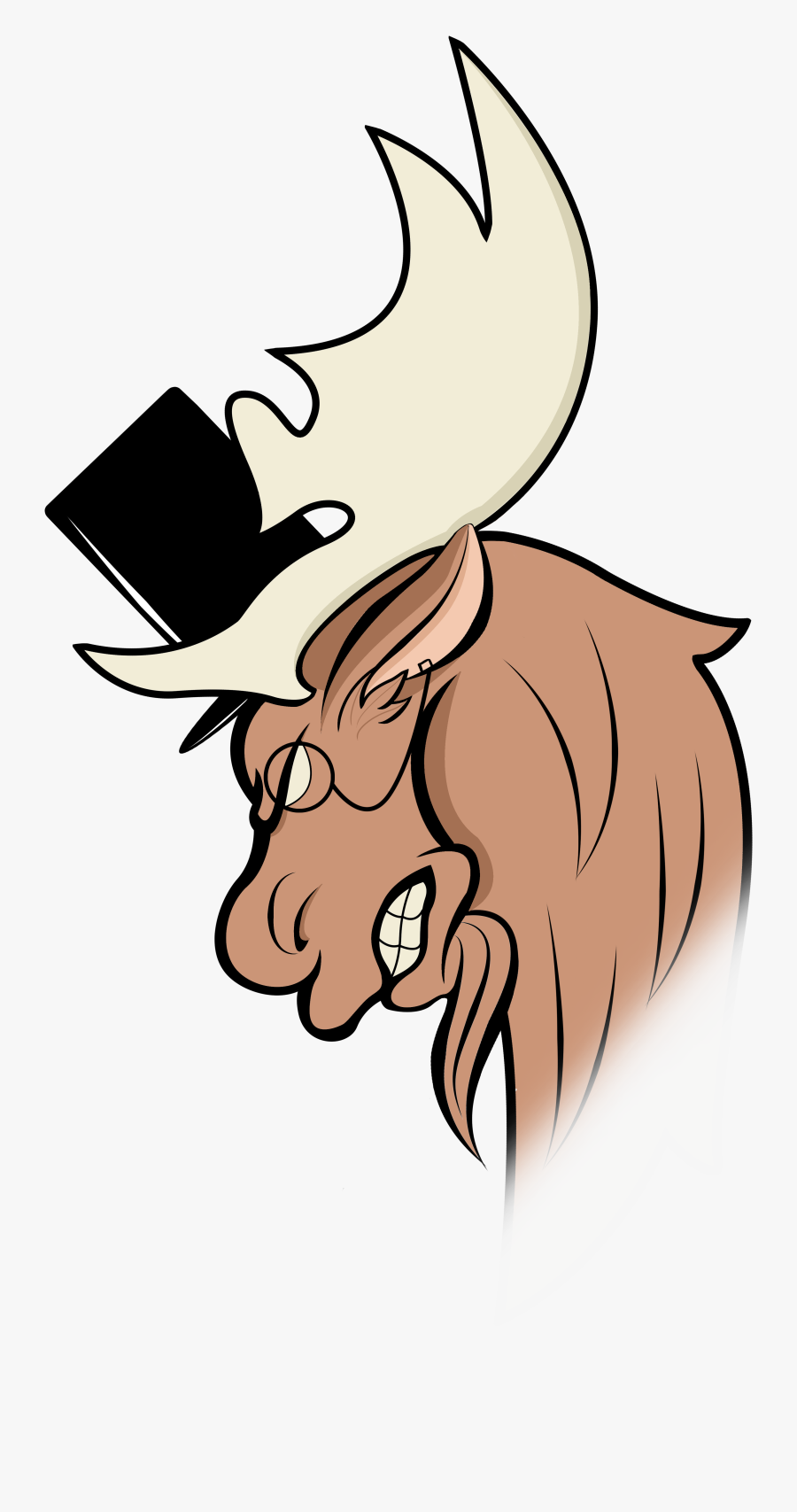 Ear Clip Arts For - Moose Avatar, Transparent Clipart