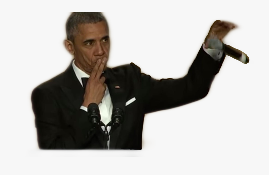 #obama #micdrop #freetoedit - Obama Mic Drop, Transparent Clipart