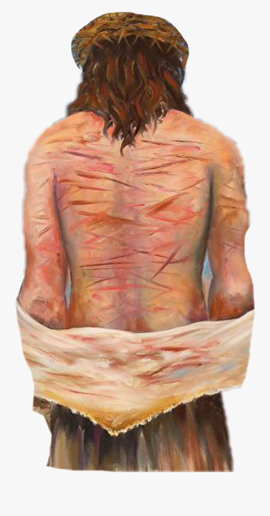 Transparent Cool Jesus Png - Jesus Stripped Of Clothes, Transparent Clipart