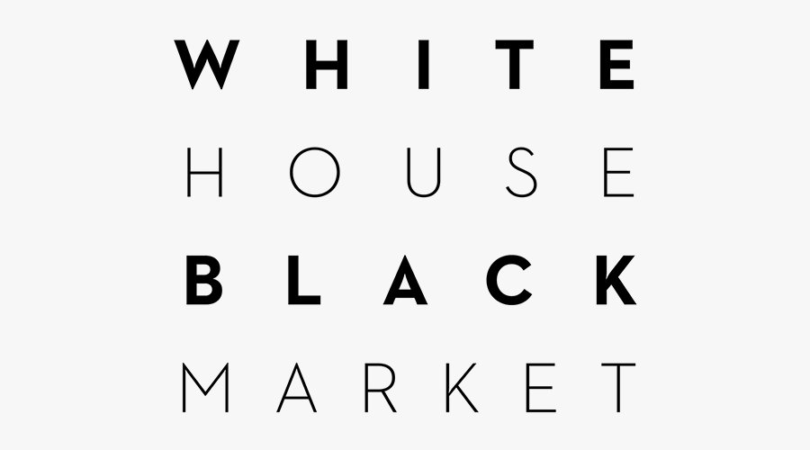 White House Black Market - Transparent White House Black Market Logo, Transparent Clipart