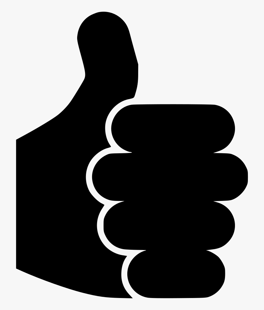 Ok Yes Finger Approve Success Thumb Up Good Mark Svg - Ok Finger Icon Png, Transparent Clipart