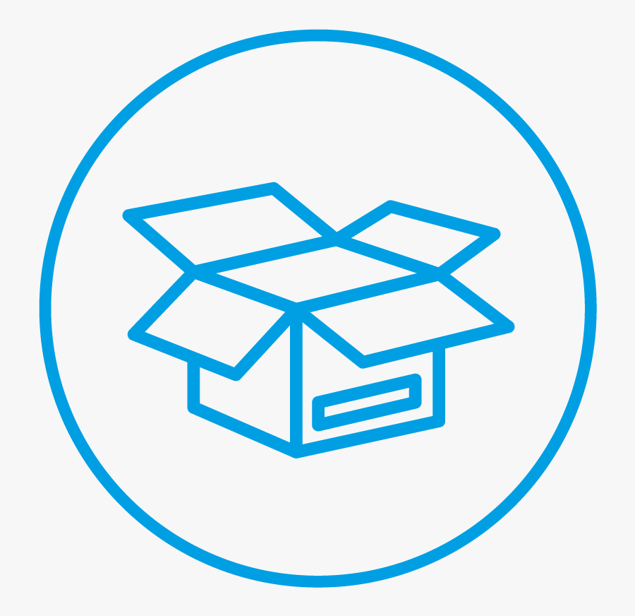 Transparent Boxtop Clipart - Box Icon Color, Transparent Clipart