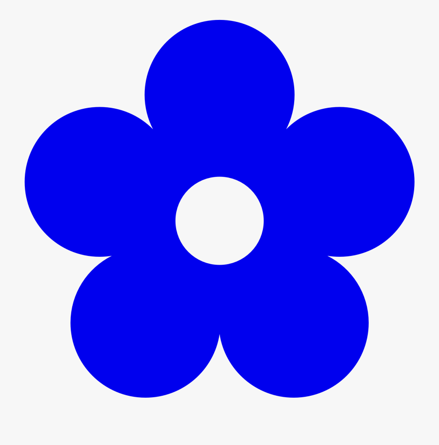 Blue - Color - Clipart - Purple Flower Clipart, Transparent Clipart