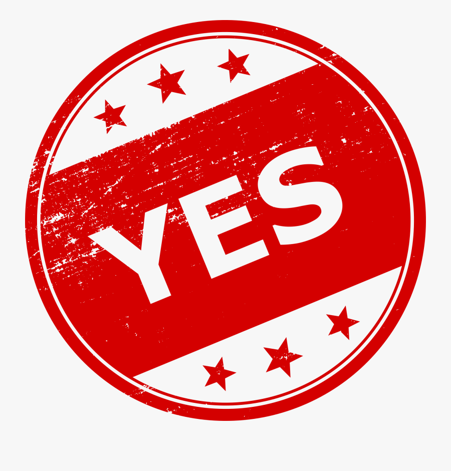 Stamp Yes Png, Transparent Clipart
