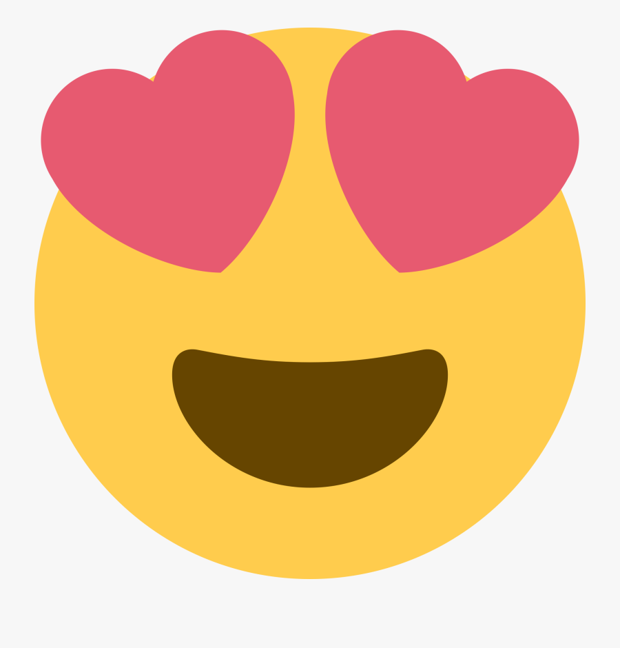 Sticker Timeline - Heart Eyes Emoji Png, Transparent Clipart