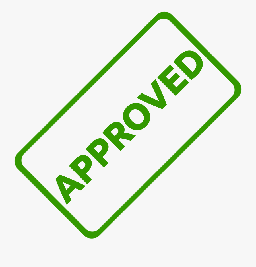 Approve Yes Green Light Agree - Icons Approved Stamp, Transparent Clipart
