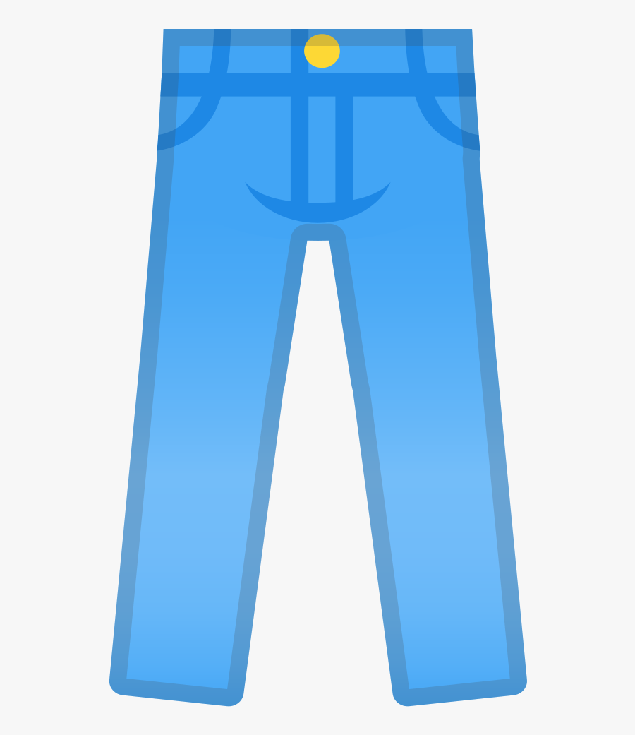 Jeans Clipart Blue Object, Transparent Clipart