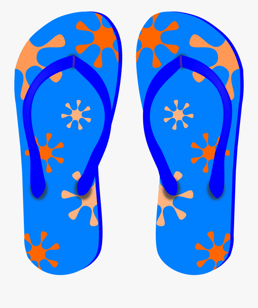 Thongs, Flip-flops, Sandals, - Flipflops Clipart, Transparent Clipart