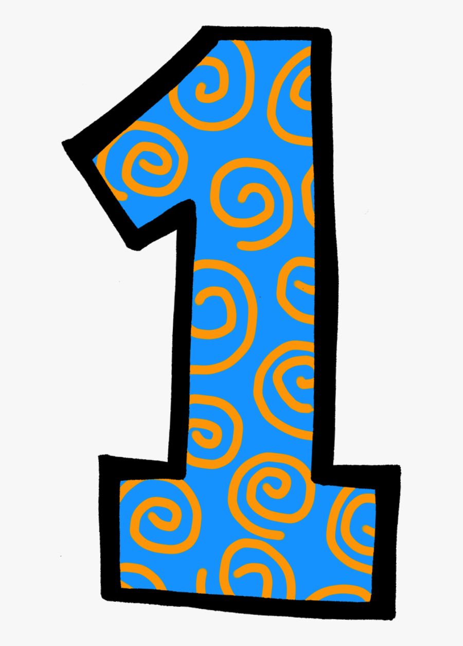 Number Free Clip Art - Number 1 Clipart, Transparent Clipart