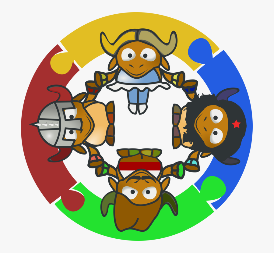 Preschool Clipart Circle Time - Baby Gnu, Transparent Clipart