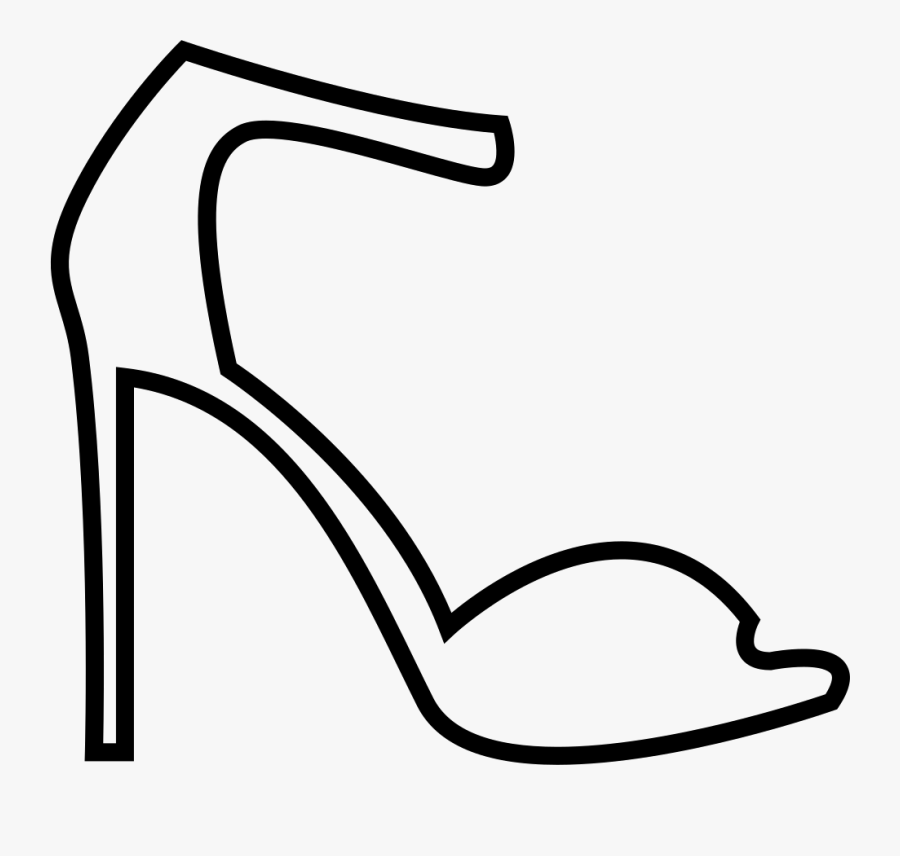 Transparent Heel Clipart - High Heel Icon Transparent, Transparent Clipart