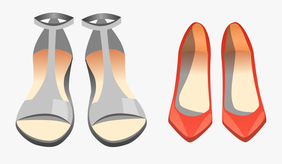 Shoe Slipper Sandal Clip Art - Basic Pump, Transparent Clipart
