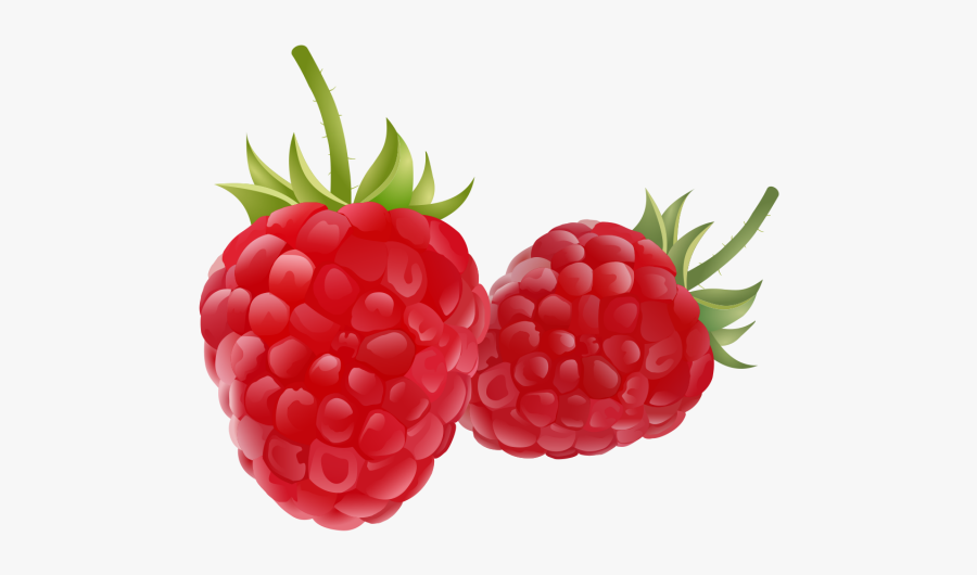 Fruit Raspberry Logo Set - Transparent Background Raspberry Clipart, Transparent Clipart