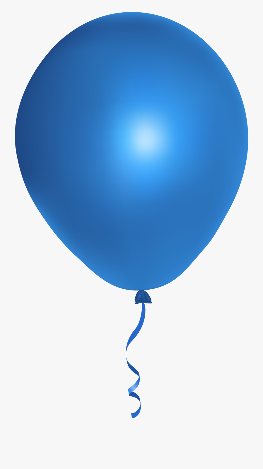 Balloon Png Blue, Transparent Clipart