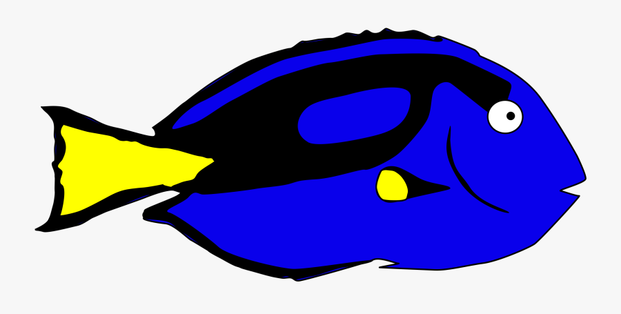Dory Clipart Cartoon For - Regal Tang Clip Art, Transparent Clipart