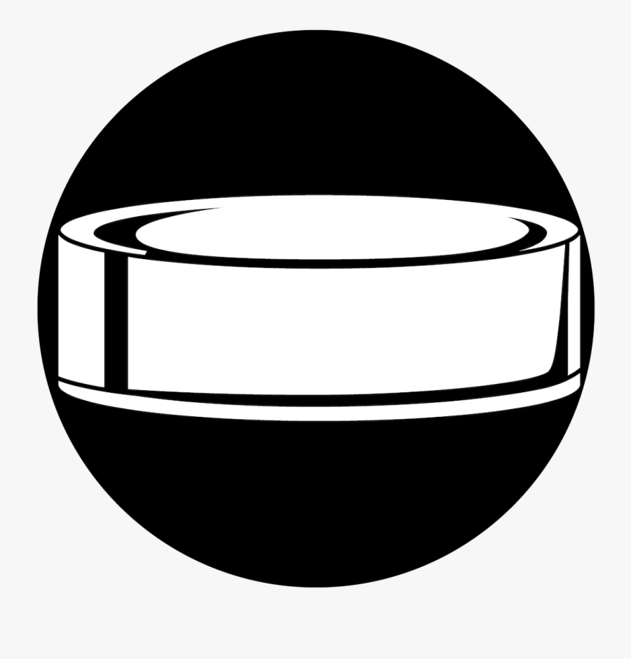 Hockey Puck Png White, Transparent Clipart