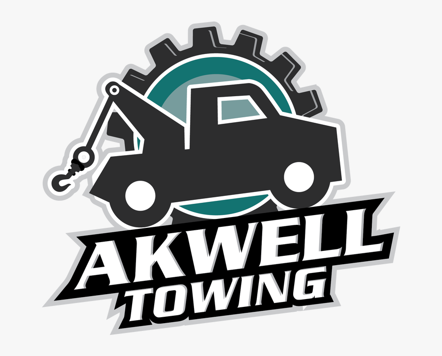 Towing Truck Logo - Illustration, Transparent Clipart