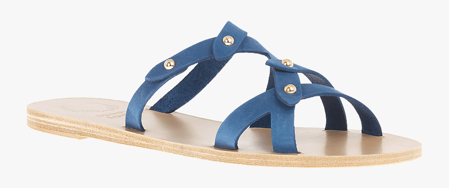 Clip Art Nemea Slide Sapphire Olympian - Flip-flops, Transparent Clipart