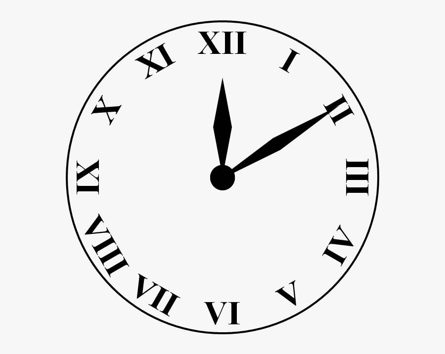 Drawn Clock Roman Numeral - Cartier Ballon Bleu Prix, Transparent Clipart
