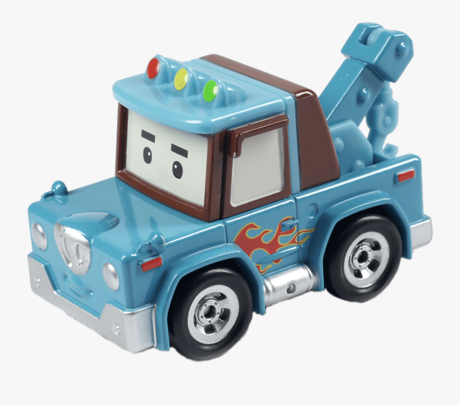 Robocar Poli Character Spooky The Tow Truck - Spooky Robocar Poli Character, Transparent Clipart