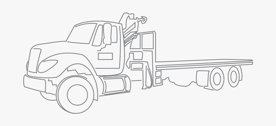 Flatdeck Trucks - Pickup Truck, Transparent Clipart