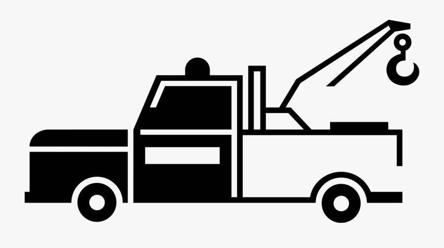 Transparent Tow Truck Clip Art - Pickup Truck, Transparent Clipart