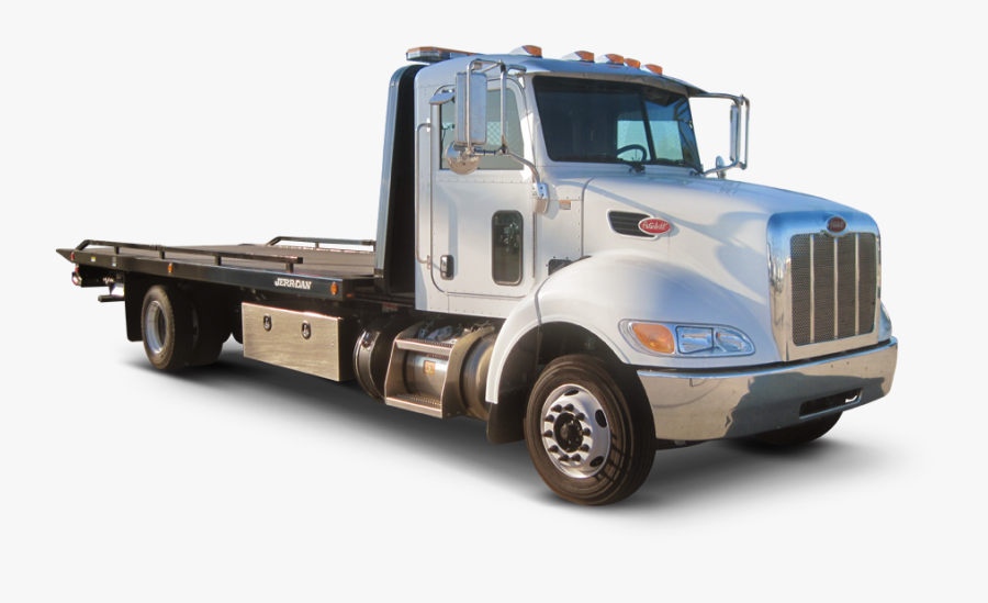 Flat Bed Tow Truck Png, Transparent Clipart