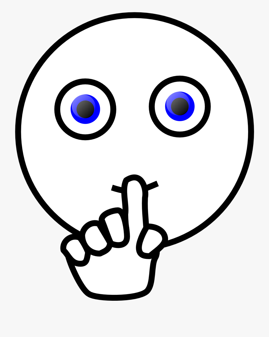 Quiet Clipart Black And White, Transparent Clipart