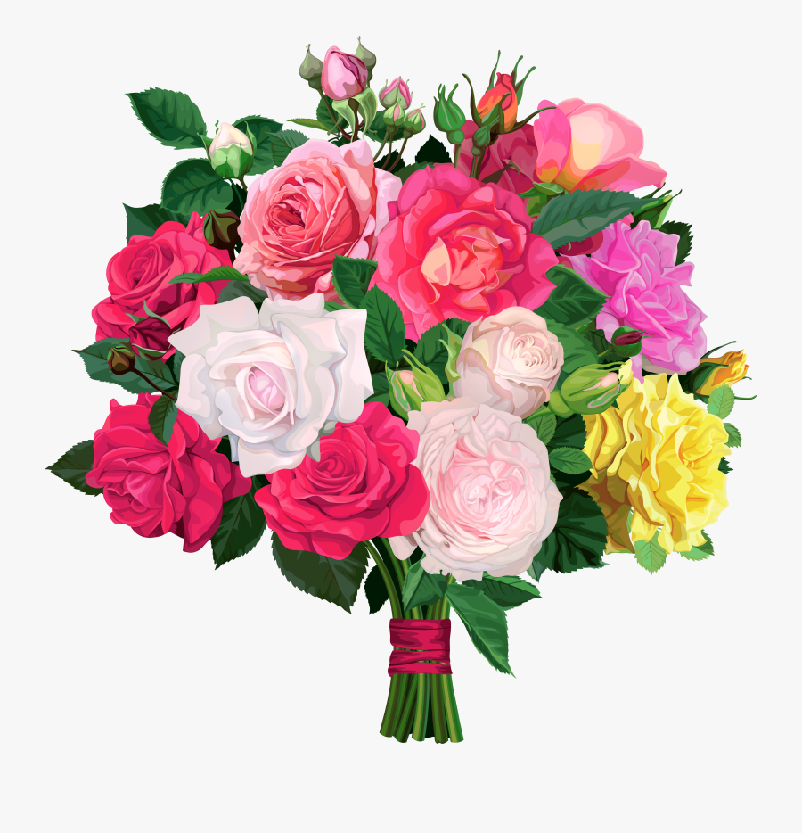 Bouquet Of Flowers Transparent, Transparent Clipart