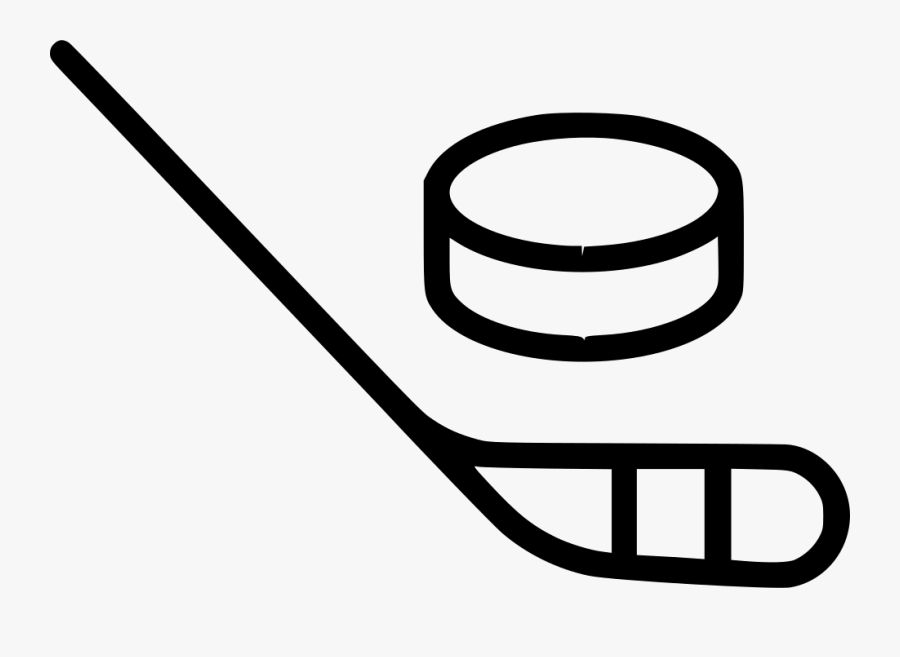 Hockey Puck Club Stick Game Sport Competition Olympic, Transparent Clipart