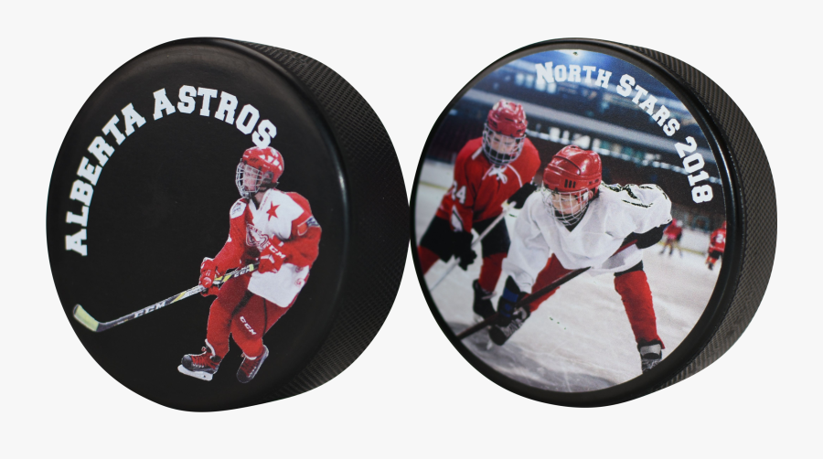 Custom Printed Hockey Puck - College Ice Hockey, Transparent Clipart