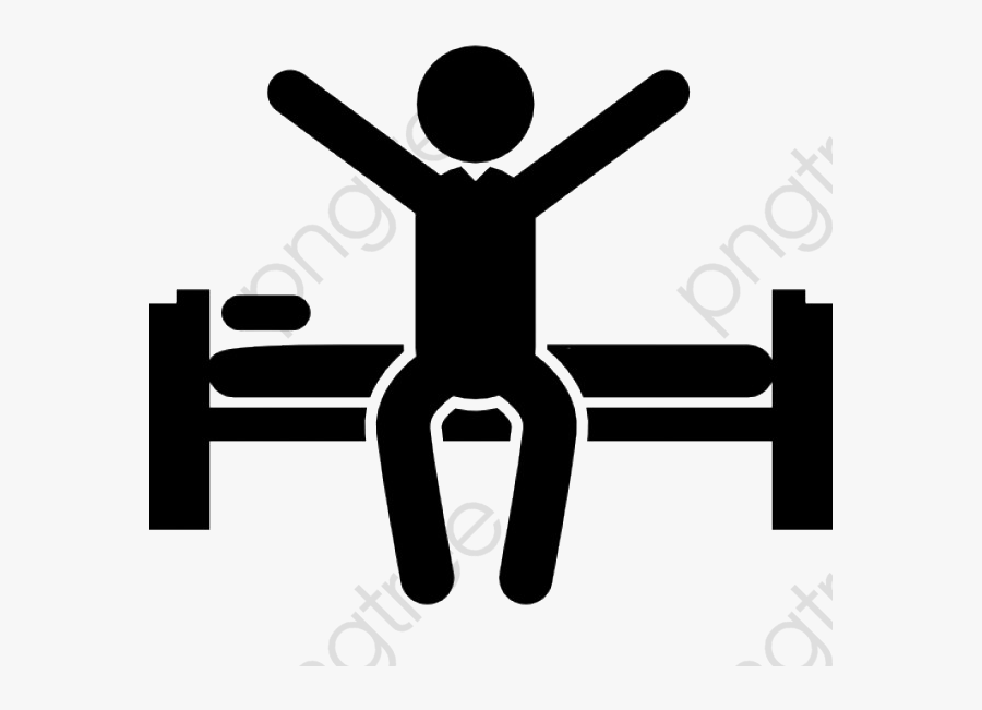 Wake Up Stretching - Man Waking Up Clipart, Transparent Clipart