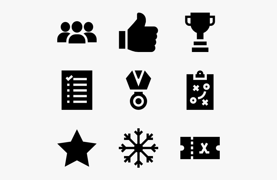 Hockey - Configuration Icon, Transparent Clipart