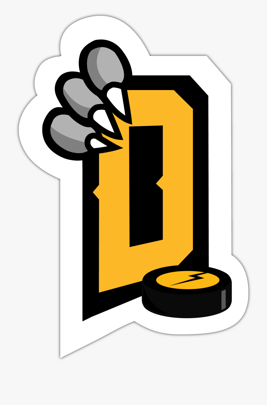 Dragons De Rouen Puck D Logo Clip Arts - Dragons De Rouen, Transparent Clipart