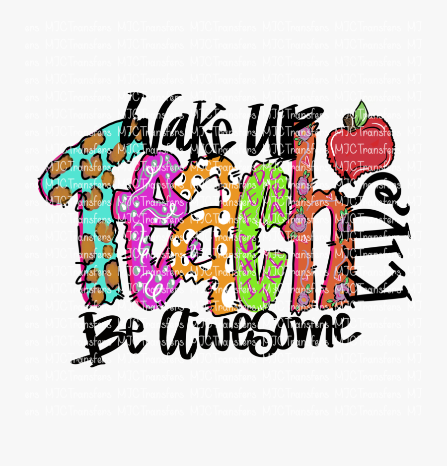 Transparent Kids Wake Up Clipart - Teacher, Transparent Clipart