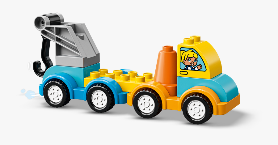 Lego Duplo Tow Truck - Lego Duplo 10883, Transparent Clipart