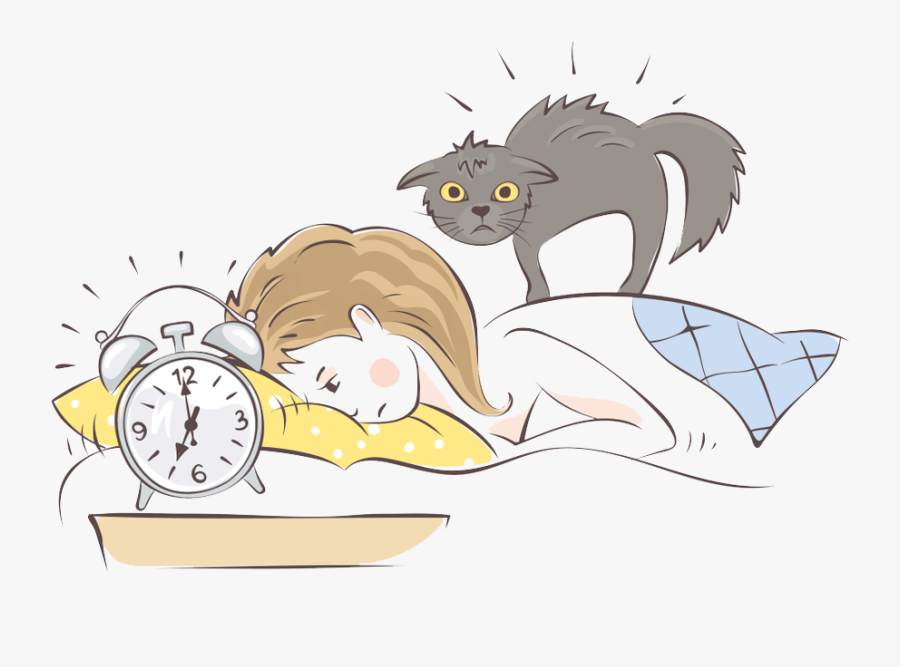 Waking Up Funny Clipart, Transparent Clipart