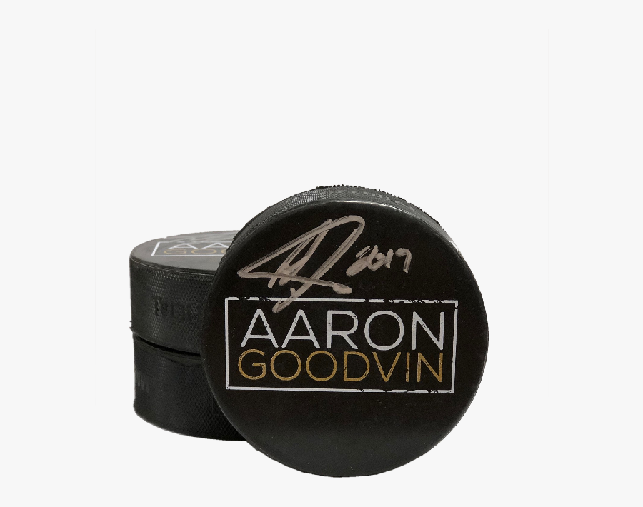 Aaron Goodvin Autographed Hockey Puck Ag Logo"
 Title="aaron - Eye Shadow, Transparent Clipart