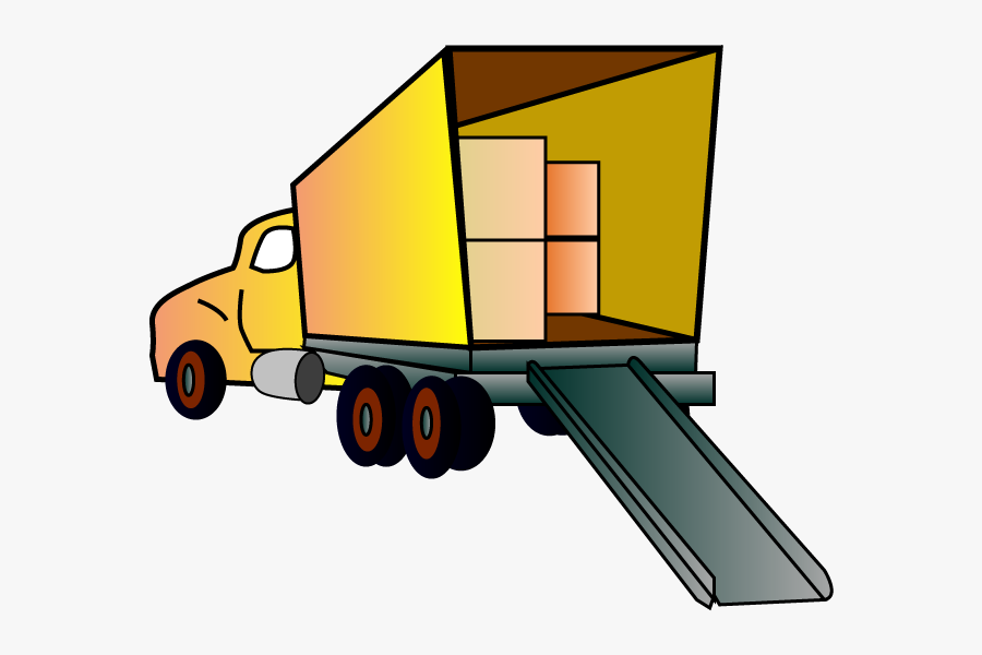 Icons And Graphics - Moving Truck Clipart Png, Transparent Clipart