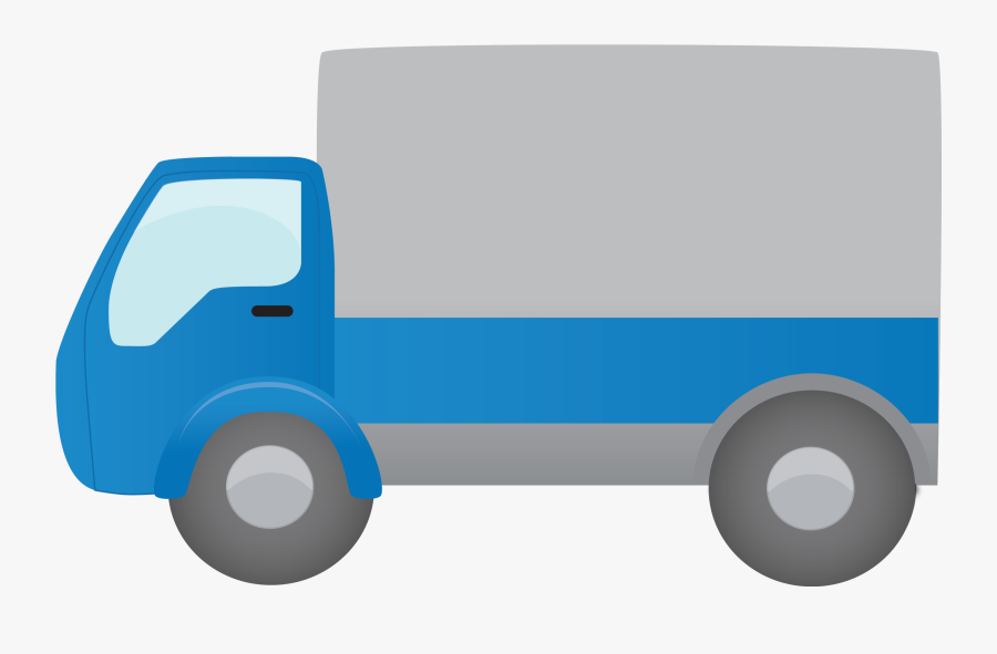 Moving Truck Clipart Png - Blue Truck Clipart Png, Transparent Clipart