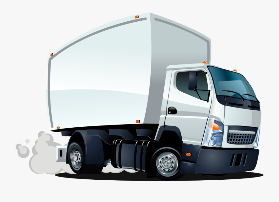 Transparent Truck Png - Delivery Truck Cartoon Png, Transparent Clipart