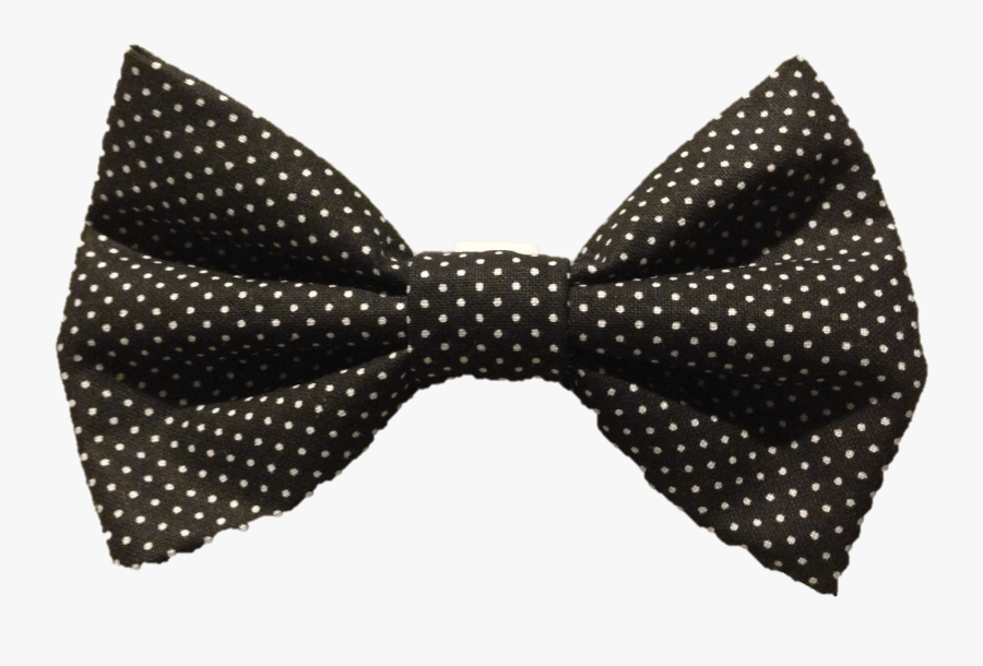 Transparent Bow Tie Clipart - Black Dot Bow Tie, Transparent Clipart